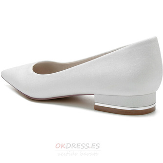 Zapatos planos de lentejuelas para mujer zapatos de boda plateados zapatos de dama de honor zapatos de boda para mujeres embarazadas - Página 4